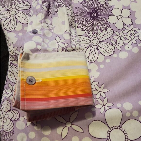 Old Skool floral shirt men's XL - Picture 3 of 5